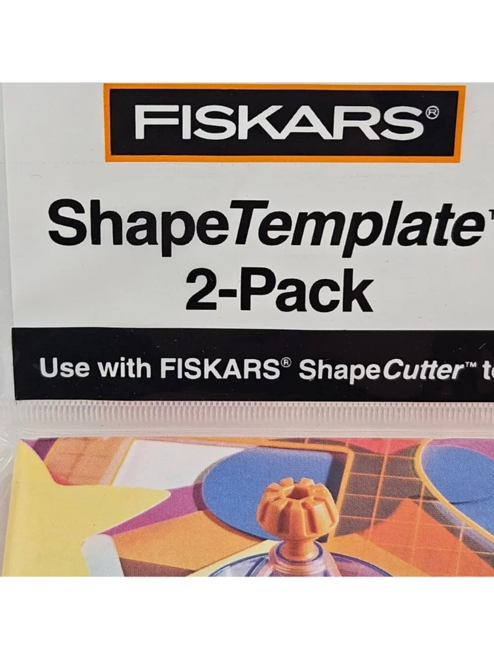 Fiskars Shape Template 2 Pack Ovals Rectangles Scrapbooking Card Making NIP